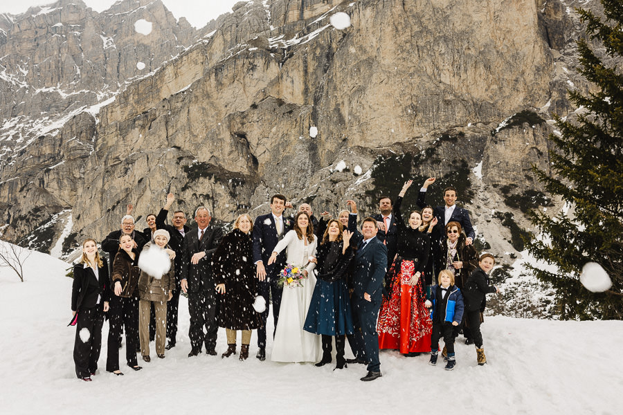 Dream Winter Wedding Italian Dolomites 0019