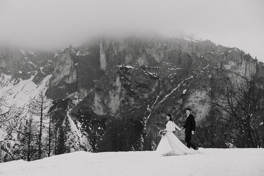 Dream Winter Wedding Italian Dolomites 0027